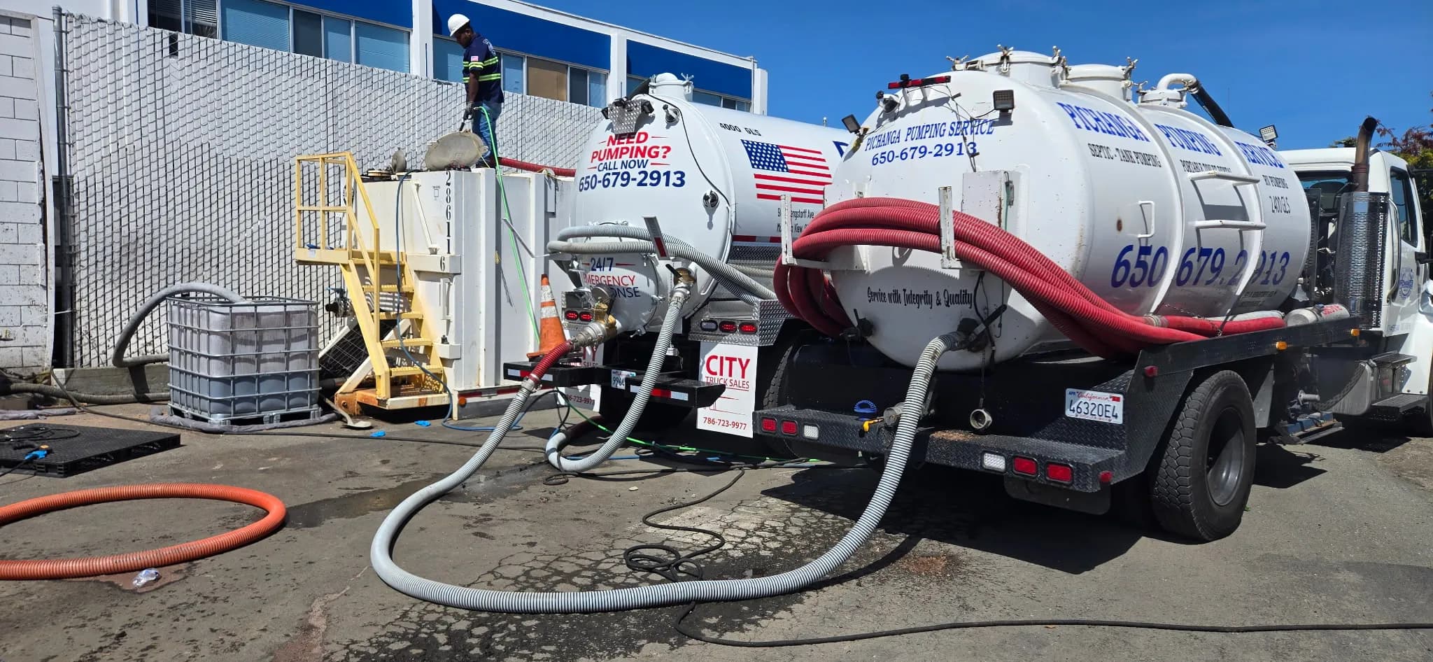Pichanga Pumping Service equipment fleet